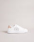 <P>Perforated Magnolia Platform Sneaker</P>